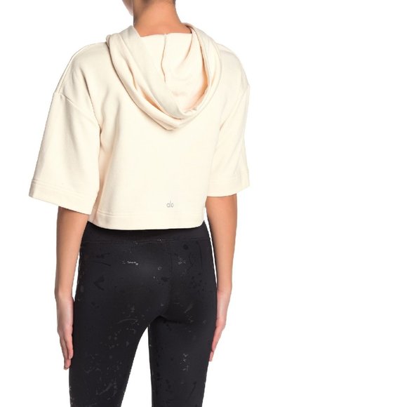 Alo Air Land Ocean Crop Hoodie - Picture 2 of 11